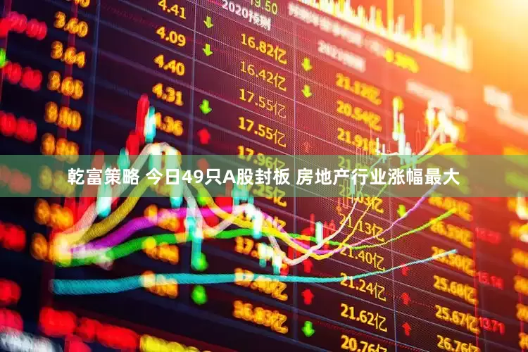 乾富策略 今日49只A股封板 房地产行业涨幅最大